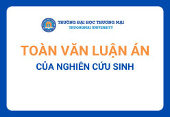 Luận án của nghiên cứu sinh Nguyễn Hương Giang