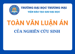 Luận án của nghiên cứu sinh Mai Thanh Huyền