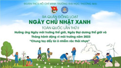 TUỔI TRẺ THƯƠNG MẠI RA QUÂN HƯỞNG ỨNG “NGÀY CHỦ NHẬT XANH TOÀN QUỐC LẦN THỨ II