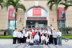 SINH VIÊN KHOA KINH TẾ THAM GIA OFFICE TOUR TẠI CÔNG TY CỔ PHẦN CHỨNG KHOÁN SSI - CHI NHÁNH MỸ ĐÌNH