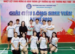 KHAI MẠC GIẢI CẦU LÔNG SINH VIÊN NĂM 2025 – ĐỘI CẦU LÔNG KHOA KINH TẾ RA QUÂN ĐẦY KHÍ THẾ